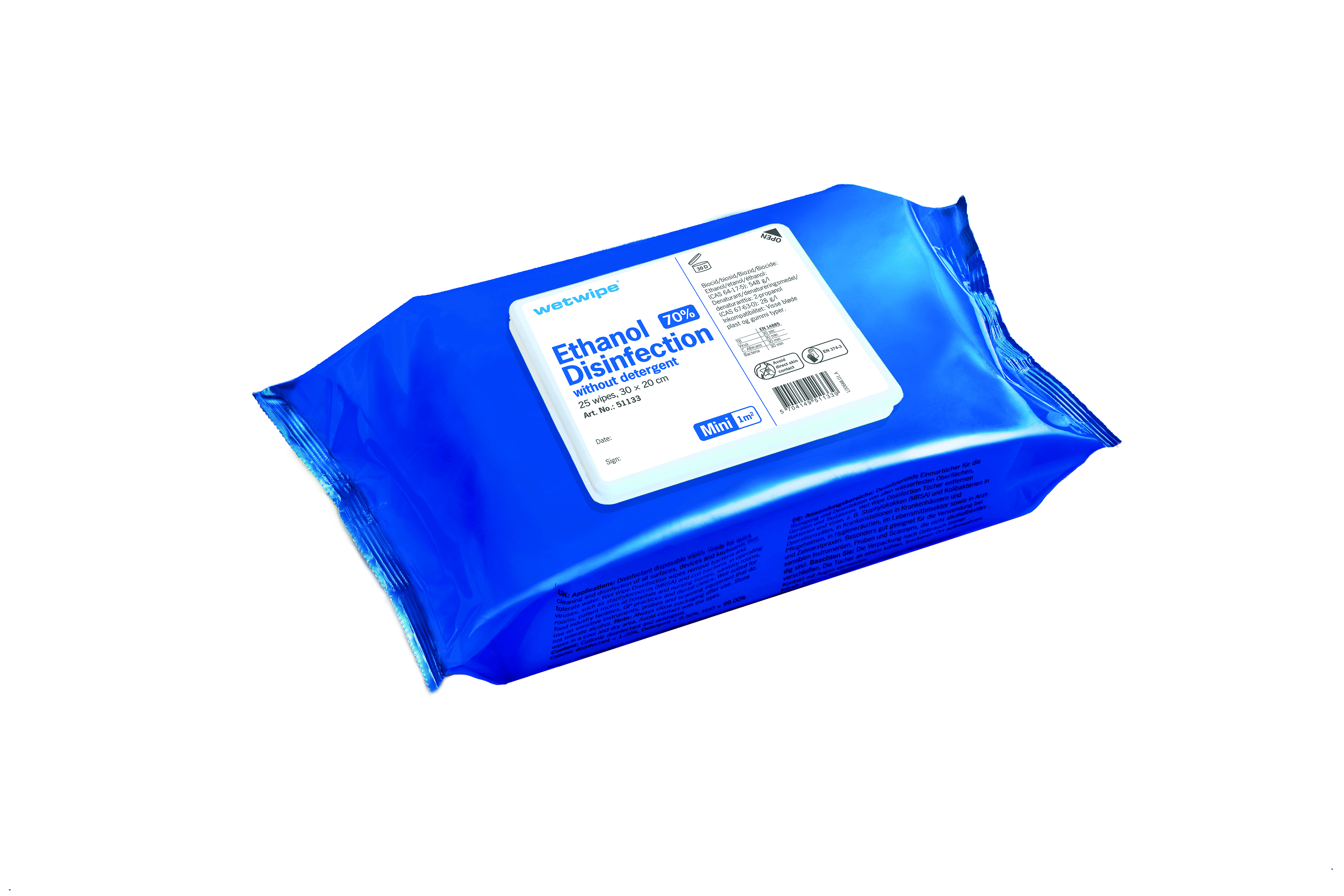 Mini Ethanol uden sæbe (Blå)